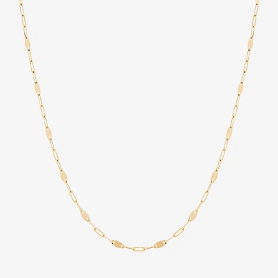 Limited Quantities! Womens 14K Gold 18 Inch Fashion Chain Necklace