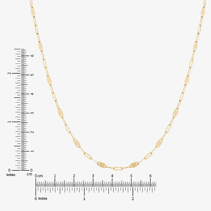 Limited Quantities! Womens 14K Gold 18 Inch Fashion Chain Necklace