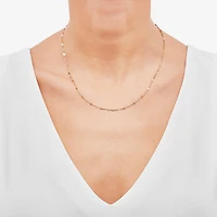 Limited Quantities! Womens 14K Gold 18 Inch Fashion Chain Necklace