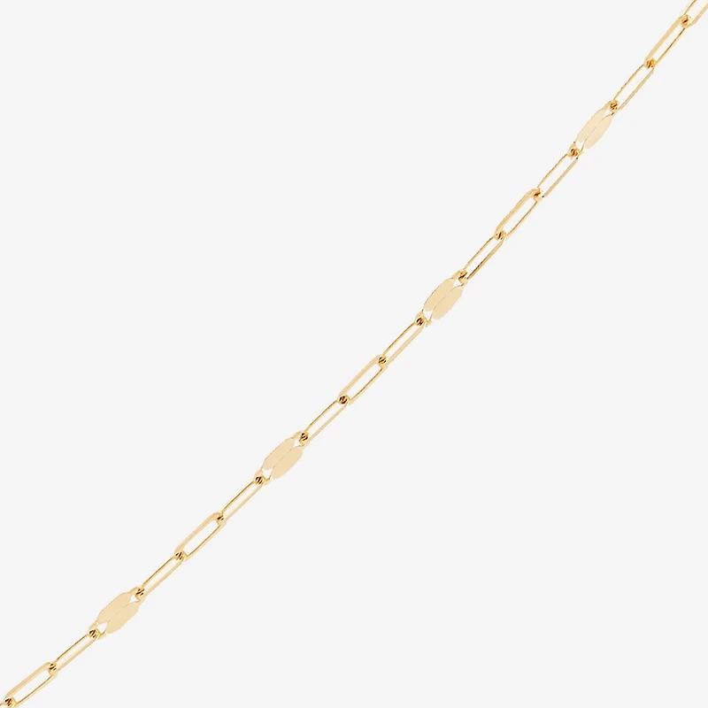 Limited Quantities! Womens 14K Gold 18 Inch Fashion Chain Necklace