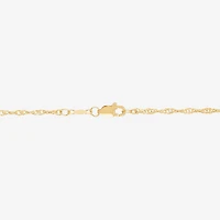 Limited Quantities! Womens 14K Gold 18 Inch Singapore Chain Necklace