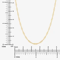 Limited Quantities! Womens 14K Gold 18 Inch Singapore Chain Necklace