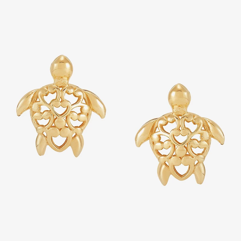 Limited Quantities! 14K Gold 11.3mm Stud Earrings