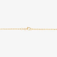 Limited Quantities! Womens 14K Gold 7 Inch Solid Bead Chain Bracelet