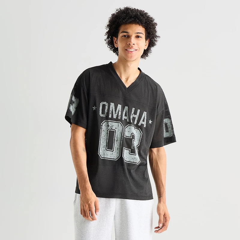 Arizona Mens V Neck Short Sleeve Jersey