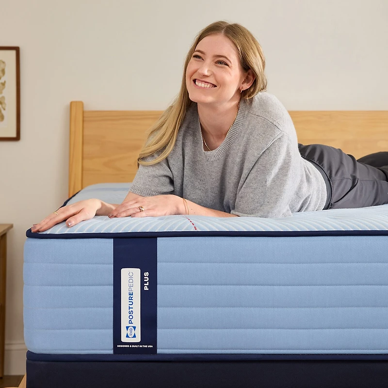 Sealy Posturepedic Indy 13" Firm Tight Top - Mattress + Box Spring