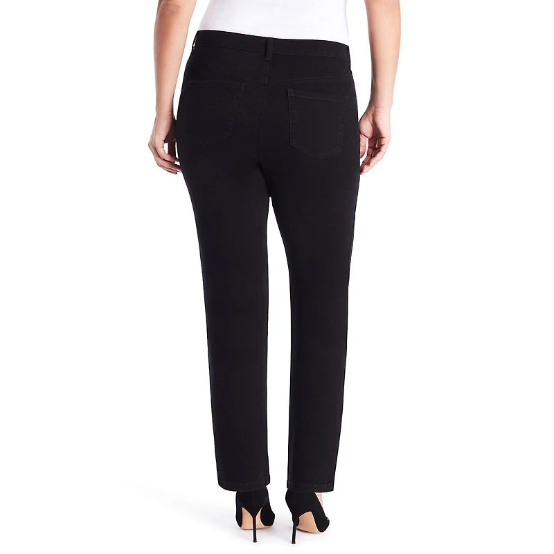 Gloria Vanderbilt Amanda Womens High Rise Stretch Fabric Tapered Leg Jean