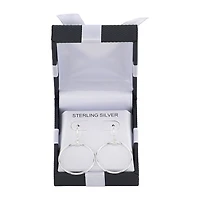 Womens Sterling Silver Drop Earrings