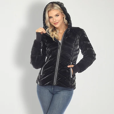 White Mark Womens Lightweight Jacket