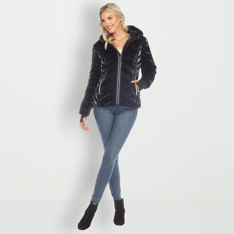 White Mark Womens Lightweight Jacket