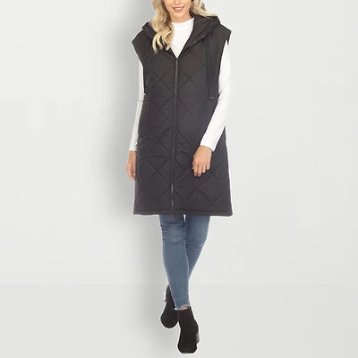 White Mark Womens Lightweight Puffer Vest