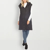 White Mark Womens Lightweight Puffer Vest