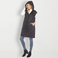 White Mark Womens Lightweight Puffer Vest