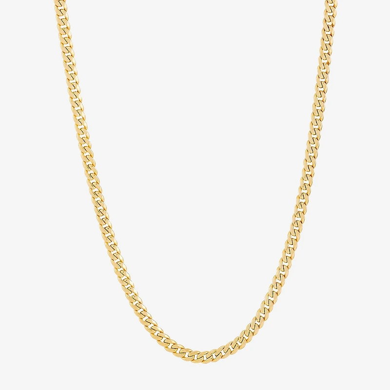 Girls 14K Gold 13 Inch Cuban Chain Necklace