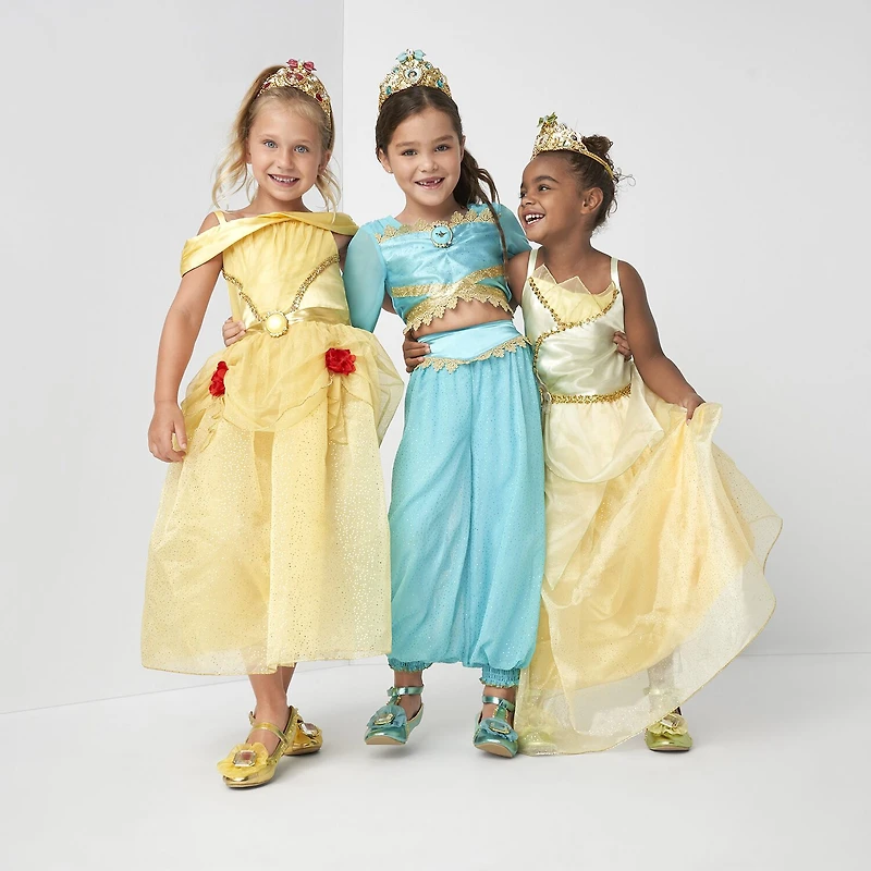 Disney Collection Tiana Role Play Princess & The Frog Girls Dress Up Costume