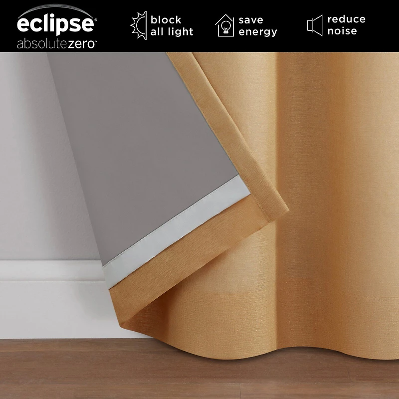 Eclipse Dutchess Grommet Top 100% Blackout Single Curtain Panel