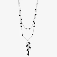 Mixit Silver Tone Womens 17 Inch Y Necklace