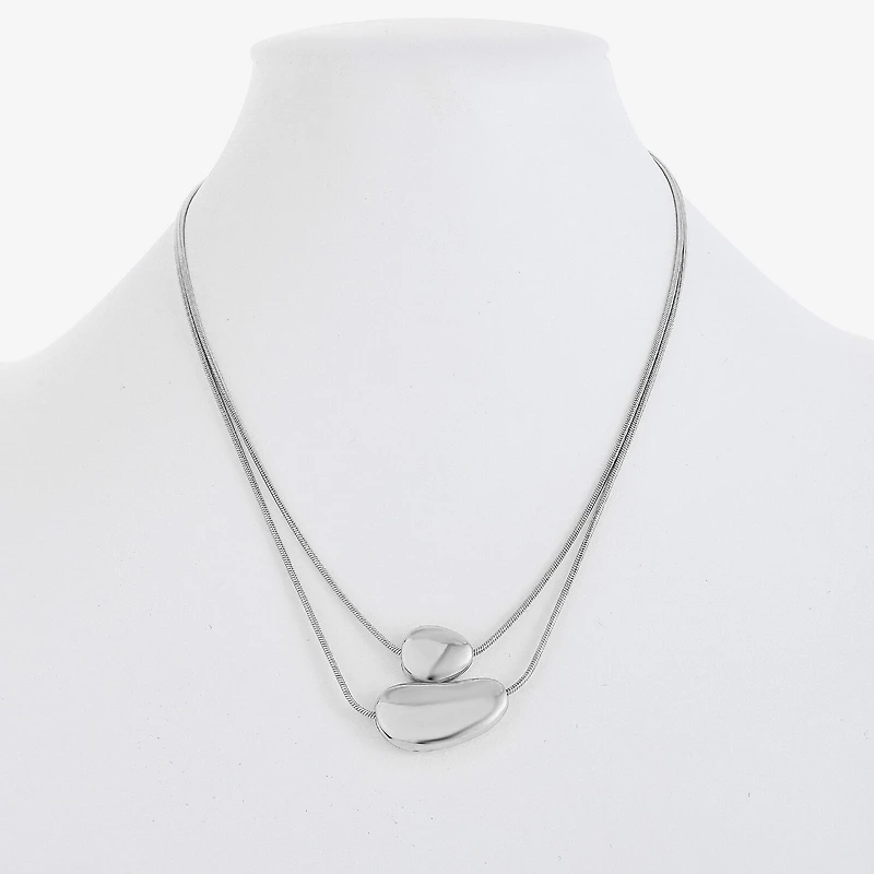 Liz Claiborne Womens 17 Inch Pendant Necklace