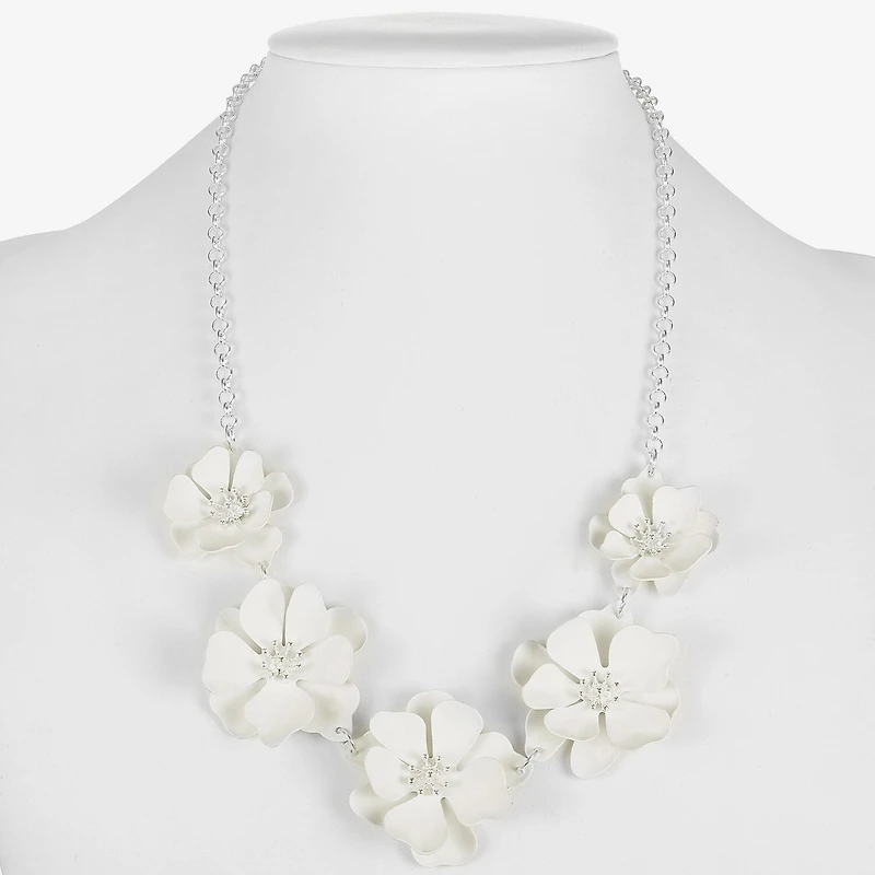 Liz Claiborne Frontal Womens 17 Inch Collar Necklace