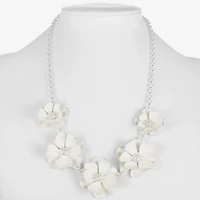 Liz Claiborne Frontal Womens 17 Inch Collar Necklace