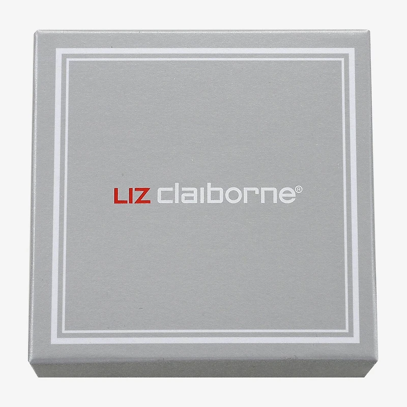 Liz Claiborne Womens Glass Heart Stretch Bracelet