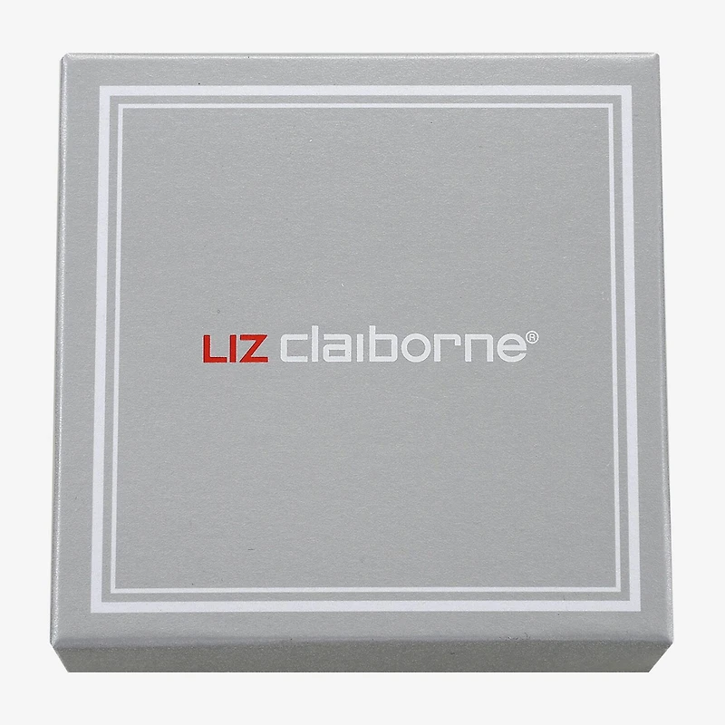 Liz Claiborne Womens Glass Heart Stretch Bracelet