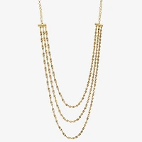 Monet Jewelry Twisted Womens 18 Inch Fashion Chain Necklace