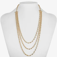 Monet Jewelry Twisted Womens 18 Inch Fashion Chain Necklace