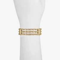 Monet Jewelry Twisted Womens Stretch Bracelet