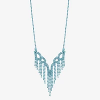Monet Jewelry Timeless Silver Tone Womens 17 Inch Collar Necklace