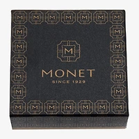 Monet Jewelry Gold Tone Initial Womens Glass Heart 2-pc. Set