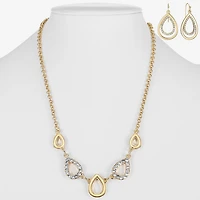 Liz Claiborne Womens Glass 2-pc. Jewelry Set