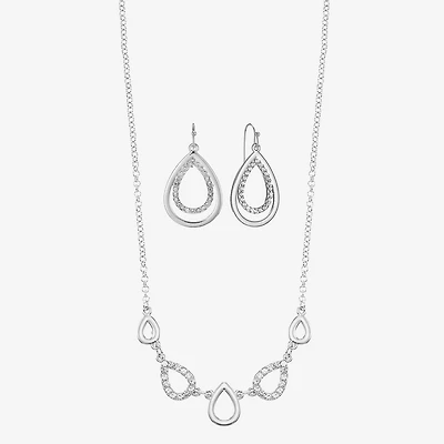Liz Claiborne Womens Glass 2-pc. Jewelry Set