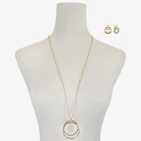 Liz Claiborne Womens Glass 2-pc. Jewelry Set