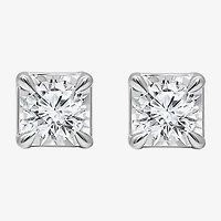 Tru Miracle 1 1/2 CT. T.W. Lab Grown White Diamond 10K Gold 6.3mm Stud Earrings
