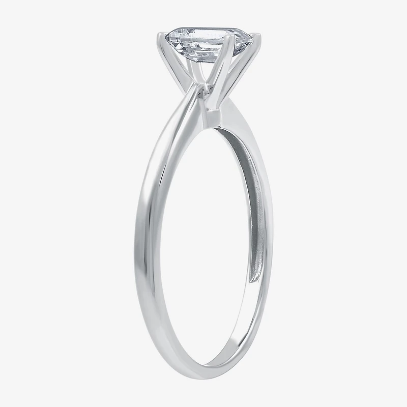 (G / Si1-Si2) Womens 3/4 CT. Lab Grown White Diamond 10K Gold Solitaire Engagement Ring
