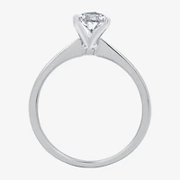 (G / Si1-Si2) Womens 3/4 CT. Lab Grown White Diamond 10K Gold Pear Solitaire Engagement Ring