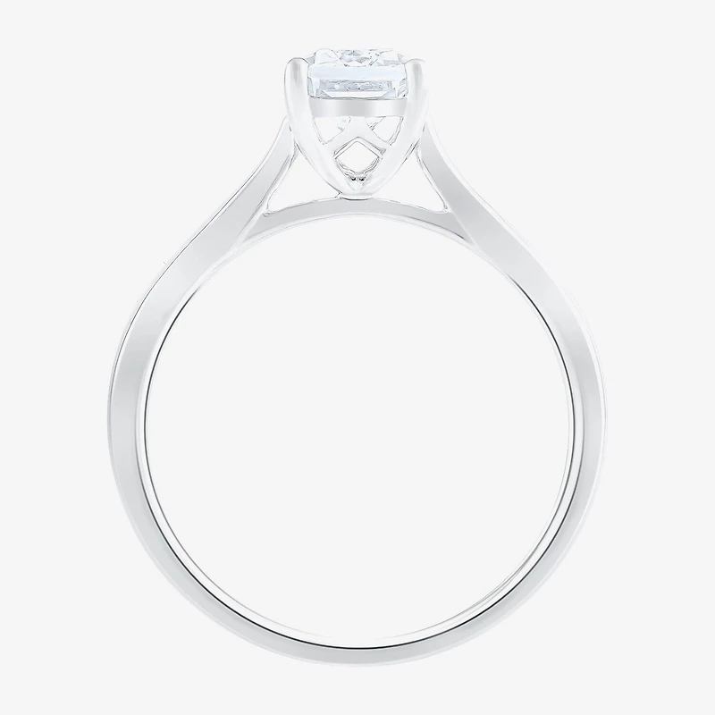1 1/2 CT. Lab-Grown (G / VS2)  Diamond 14K Gold Radiant-Cut Solitaire Engagement Ring