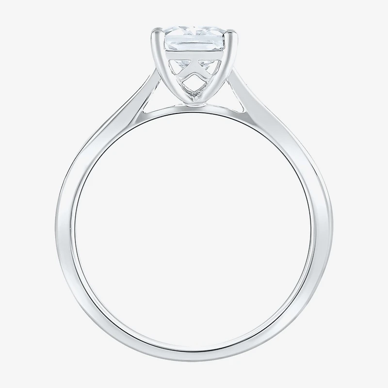 (G / VS2) Womens 2 CT. Lab-Grown White Diamond 14K Gold Radiant-cut Solitaire Engagement Ring