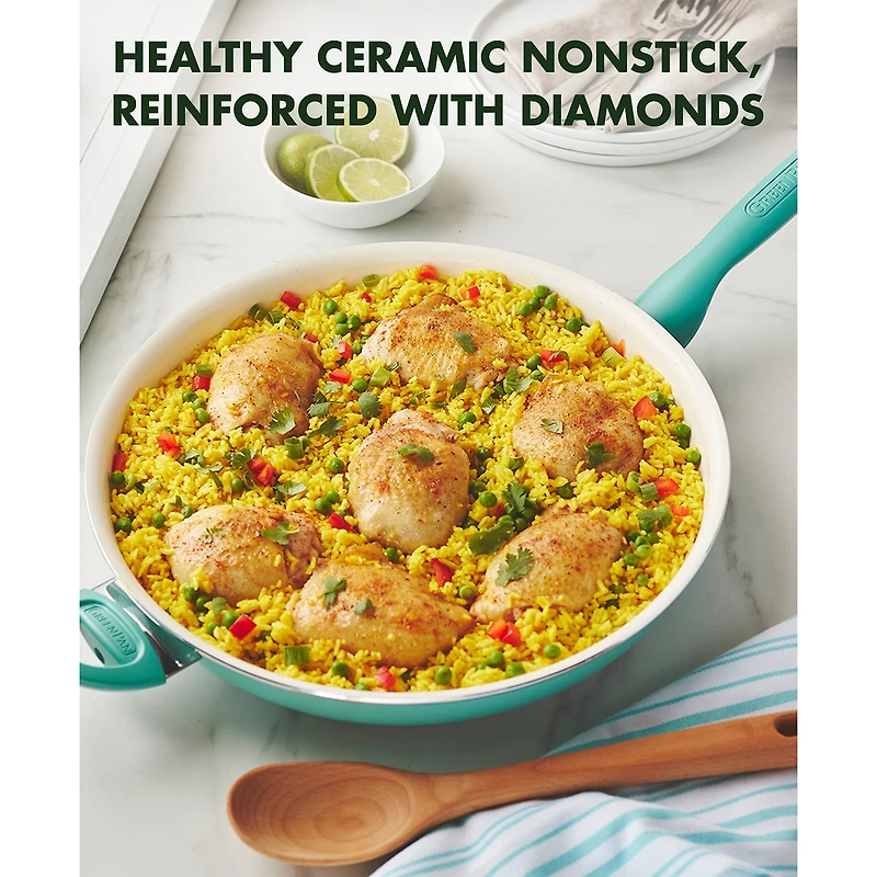 GreenPan Rio Ceramic Non-Stick 13.5" Frying Pan
