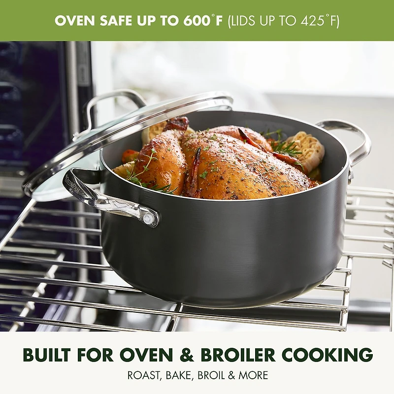 GreenPan Valencia Pro Ceramic Hard Anodized 11-pc. Cookware Set