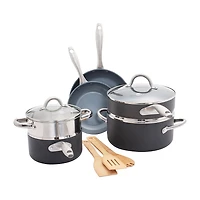 GreenPan Lima Healthy Hard Anodized Ceramic Non-Stick 12-pc. Cookware Set