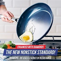 Blue Diamond Infused Ceramic Non-Stick 10-pc. Cookware Set