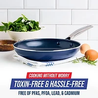 Blue Diamond Infused Ceramic Non-Stick 10" Frying Pan Skillet