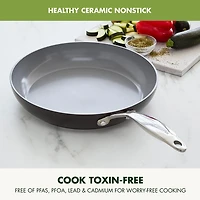 GreenPan Valencia Pro 12 Inch Hard Anodized Ceramic Frying Pan