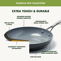 GreenPan Valencia Pro Healthy Hard Anodized Ceramic Non-Stick 13-pc. Cookware Set