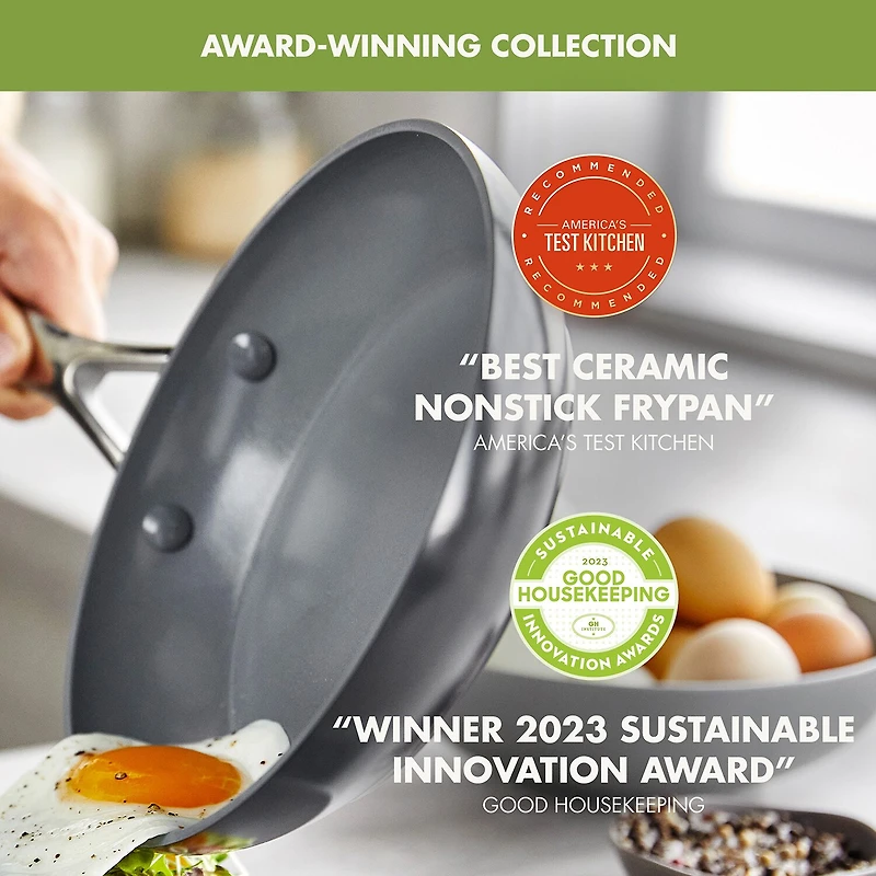 GreenPan Valencia Pro Healthy Hard Anodized Ceramic Non-Stick 13-pc. Cookware Set