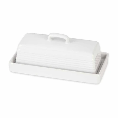 RSVP International Stoneware Butter Dish