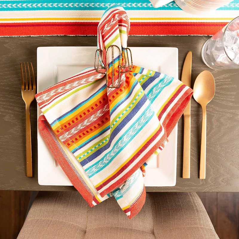 Design Imports Baja Stripe 6-pc. Napkins