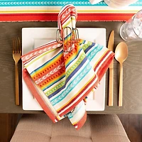 Design Imports Baja Stripe 6-pc. Napkins